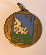 Porte Clef Métallique Sans Fixation - UFOLEP - Brevet Cyclo 150 Km - Ciclismo