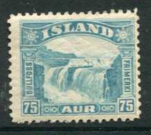 ICELAND 1931 Gullfoss 75 A. MNH / **.  Michel 155 - Ongebruikt