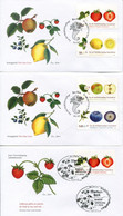 Germany Deutschland FDC Mi# 2769-72+2777 - Flora Fruits (fragrance Stamps) - FDC: Briefe