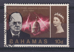 Bahamas 1966 Mi. 231   10d. Sir Winston Churchill (Used) - 1963-1973 Autonomía Interna