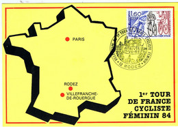 1984 / 1° Tour De France Féminin / Etape à Rodez - Cycling