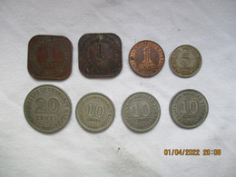 Malaysia - Straits Settlements 8 Coins 1939 - 1962 - Malaysia