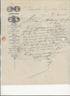 LETTRE ENTETE VERRERIES DE LA LOIRE ET DE LA DROME -AFFRANCHIE N°22-CAD TOULOUSE 1868 - 1800 – 1899