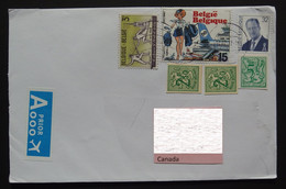 2017 Belgium To Canada Cover - Storia Postale