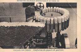 Exposition Coloniale De 1931- Pavillon Des TABACS - Confection Des Paquets De GAULOISES - Otros & Sin Clasificación