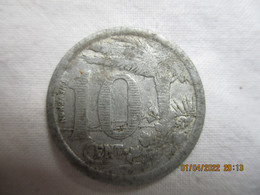 Algérie: 10 Centimes Chambre De Commerce D'Oran 1921 - Monétaires / De Nécessité