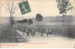 5e Régiment De Hussards, Vers La Frontière - Très Bon état - Andere Gemeenten