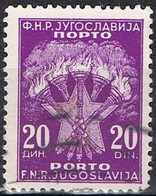 1974 - JUGOSLAVIA / YUGOSLAVIA - PORTO / POSTAGE DUE. USATO / USED - Impuestos