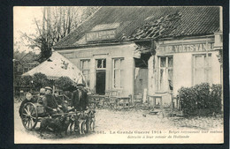 La Grande Guerre 1914  Belges Retrouvant Leur Maison Détruite à Leur Retour De Hollande - Etat  (#337) Scans Recto/verso - Weltkrieg 1914-18