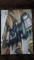 CPM CATHEDRALE DE CHARTRES 28 XXIV EME FESTIVAL INTERNATIONAL D ORGUE 1998 AU DOS PROGRAMMATION - Luoghi Santi