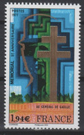 France 2020 Mémorial Général Charles De Gaulle 50 Ans Gravés Dans L'Histoire Imprimerie Tirage 36150 Ex ** - Unused Stamps