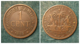 M_p> Haiti 1 Cent 1895 A - Bella Conservazione - Haiti