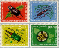 Nederlands Nieuw Guinea 1961 Social Care, Insects, MH - Nederlands Nieuw-Guinea