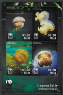 Palau 2014 MiNr. 3588 - 3591  Palau-Inseln Marine Life Lagoon Jelly  WWF 1 S\sh MNH**  -,-- € - Meereswelt