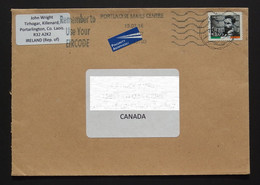 2016 Ireland To Canada Cover - Cartas & Documentos