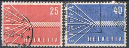 1957 - SVIZZERA / SWITZERLAND - EUROPA CEPT. USATO / USED - 1957