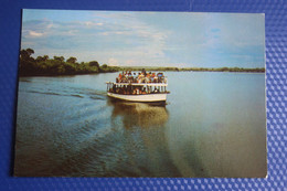 Old  Postcard - Pleasure Launch On The Zambezi River Above The Victoria  , Zimbabwe Postcard Unposted - Zimbabwe