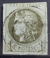 FRANCE 1870 - Canceled - YT 39C - 1870 Bordeaux Printing