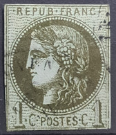 FRANCE 1870 - Canceled - YT 39Cc - 1870 Bordeaux Printing
