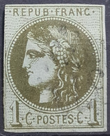 FRANCE 1870 - Canceled - YT 39B - 1870 Emissione Di Bordeaux