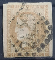 FRANCE 1871 - Canceled - YT 43B - 1870 Bordeaux Printing