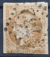 FRANCE 1871 - Canceled - YT 43Bd - 1870 Bordeaux Printing