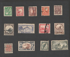 EX-PR-22-05 NEW ZEALAND. 13 USED STAMPS.  MICHEL # 189-201 = 75 Euro. - Usados
