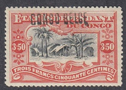 Belgian Congo, Scott #38, Mint Hinged, Congo Village, Issued 1908 - 1894-1923 Mols: Nuevos
