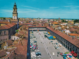 Vigevano - Panorama E Piazza Ducale - Formato Grande Viaggiata - FE170 - Vigevano