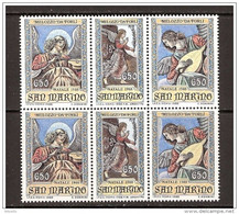 LOTE 1554 /// (C295) SAN MARINO    YVERT Nº: 1198-1200 (bloc De 2)  ** MNH  //   CATALOG/COTE:  15€ - Neufs