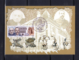 2010 " FRANCE / MONACO : 100 ANS DE L'INSTITUT DE PALEONTOLOGIE " Sur Carte Maximum. N° YT 4456 Parfait état CM - Prehistorie