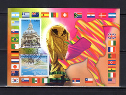 2010 " COUPE DU MONDE DE FOOTBALL EN AFRIQUE DU SUD " Sur Carte Maximum. N° YT 4483 4484. CM - 2010-2019