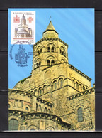 ✅ 2010 " BASILIQUE D'ORCIVAL " Sur Carte Maximum N° YT 4446 Parfait état CM - 2010-2019