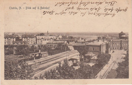 AK 1917, Cüstrin, Bahnhof, Powiat Gorzowski,  Województwo Lubuskie, Neumark, Nowa Marchia, Polska - Polonia