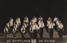 PHOTO  HARMONIE  FANFARE   LA  SAINT LOUIS DE POISSY   EN YVELINES   FORMAT 14 X 9 - Poissy