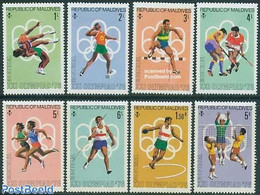 Maldives 1976 Olympic Games 8v, Mint NH, Sport - Hockey - Olympic Games - Volleyball - Jockey (sobre Hierba)