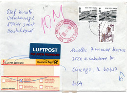 58324 - Bund - 2003 - €2,05/400Pfg SW MiF A R-LpBf SOEST -> GRACELAND CARRIER ANNEX CHICAGO, IL (USA) - Lettres & Documents