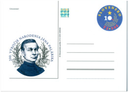 Slovakia - 2022 - 200th Birth Anniversary Of Jan Palarik, Slovak Writer - Postcard With Printed Stamp And Hologram - Cartoline Postali