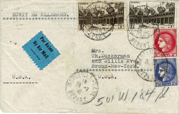 Judaica Lettre Par Avion  Du Camp Des Milles Adressée à New York 28.7.41 Au Tarif - 2. Weltkrieg 1939-1945