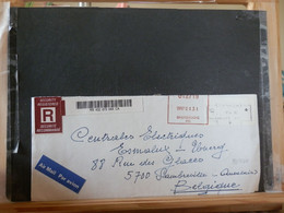 98/540 REGISTRED LETTER TO BELG. 1997 - Storia Postale