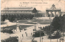 CPA  Carte Postale Belgique- Bruxelles Parc Du Cinquantenaire  L'Arcade 1912  VM48675 - Forêts, Parcs, Jardins