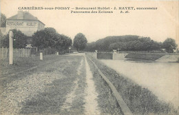 CPA 78 Yvelines Carrieres Sous Poissy Restaurant Hublet Hayet Successeur Panorama Des Ecluses - Carrieres Sous Poissy