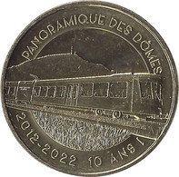 2022 MDP221 - ORCINES - Panoramique Des Dômes 15 (10 Ans) / MONNAIE DE PARIS - 2022