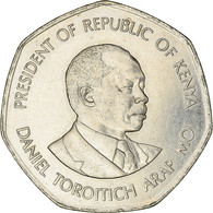 Monnaie, Kenya, 5 Shillings, 1994, British Royal Mint, SUP, Nickel Plaqué - Kenya