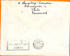 99096 - DENMARK - POSTAL HISTORY - French SMOKING Advertising On NICE COVER 1937 - Drogue
