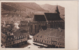 ROMANIA -  UNtitled View Of Church & Town   - RPPC 1934 Brasovi - VG Message Etc - Romania