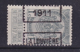 DDBB 686 - Timbre PREO 1627 - TP 81 LA LOUVIERE 1911 - Roller Precancels 1910-19