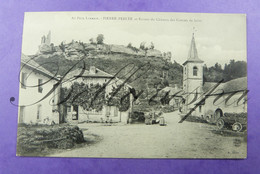 Pierre-Percée  Et Ruines Chateau Comtes De Salm. Pays Lorrain. Edit Reunies Impr. A Haas - Autres & Non Classés