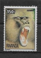 Thème Animaux - Singes - Lémuriens - Rwanda - Neuf ** Sans Charnière - TB - Monkeys