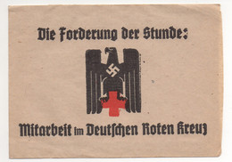 Mitarbeit Deutsches Rotes Kreuz Umschlag Für DRK Postkarten Leer - Storia Postale